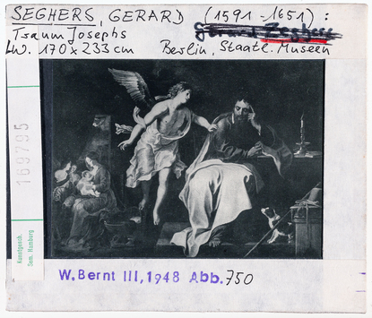 Vorschaubild Gerard Seghers. Traum Josefs. Berlin, Staatliche Museen (Bode-Museum) 